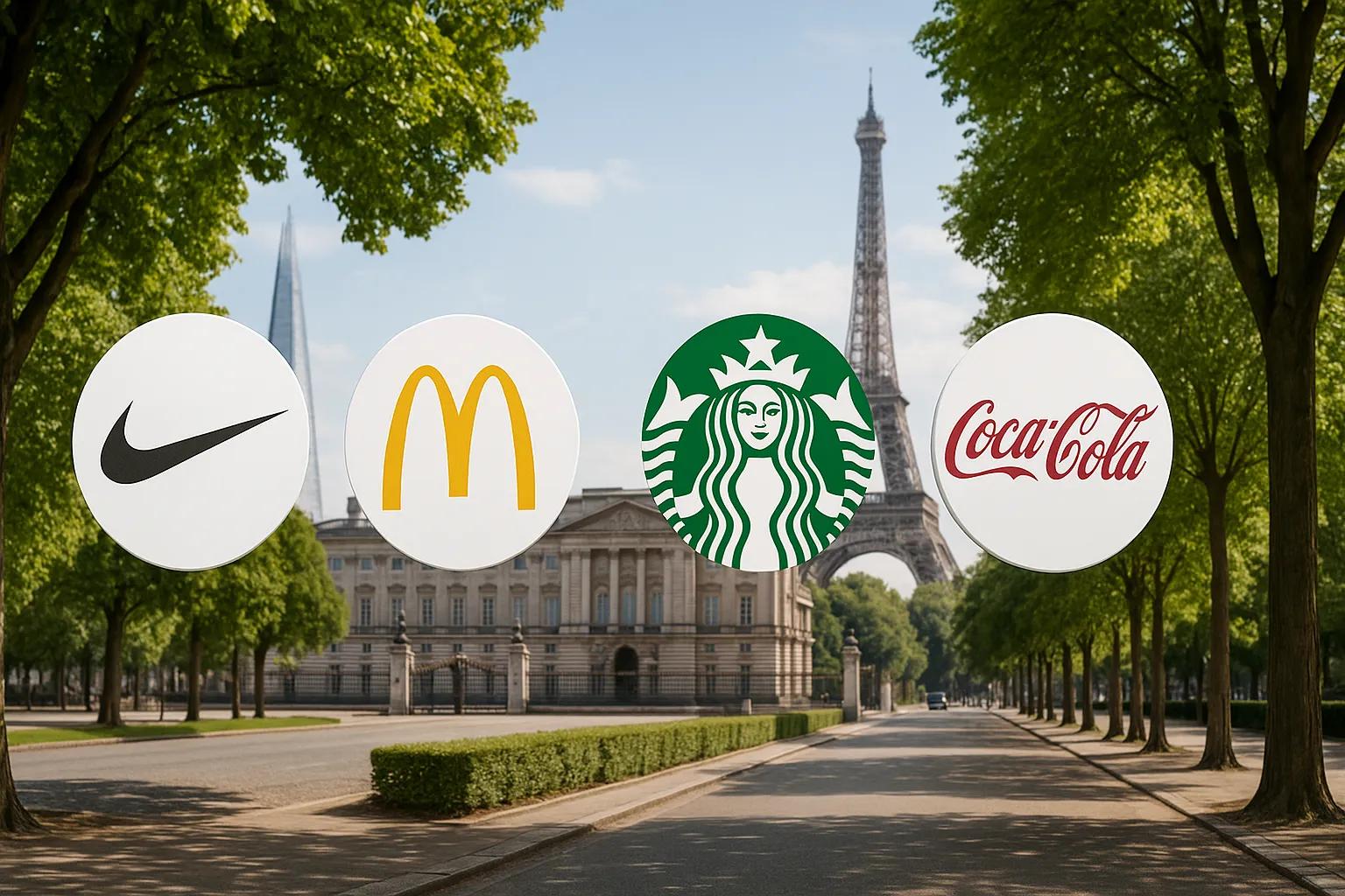 Nike, McDonalds, Starbucks and Coca Cola in Europe