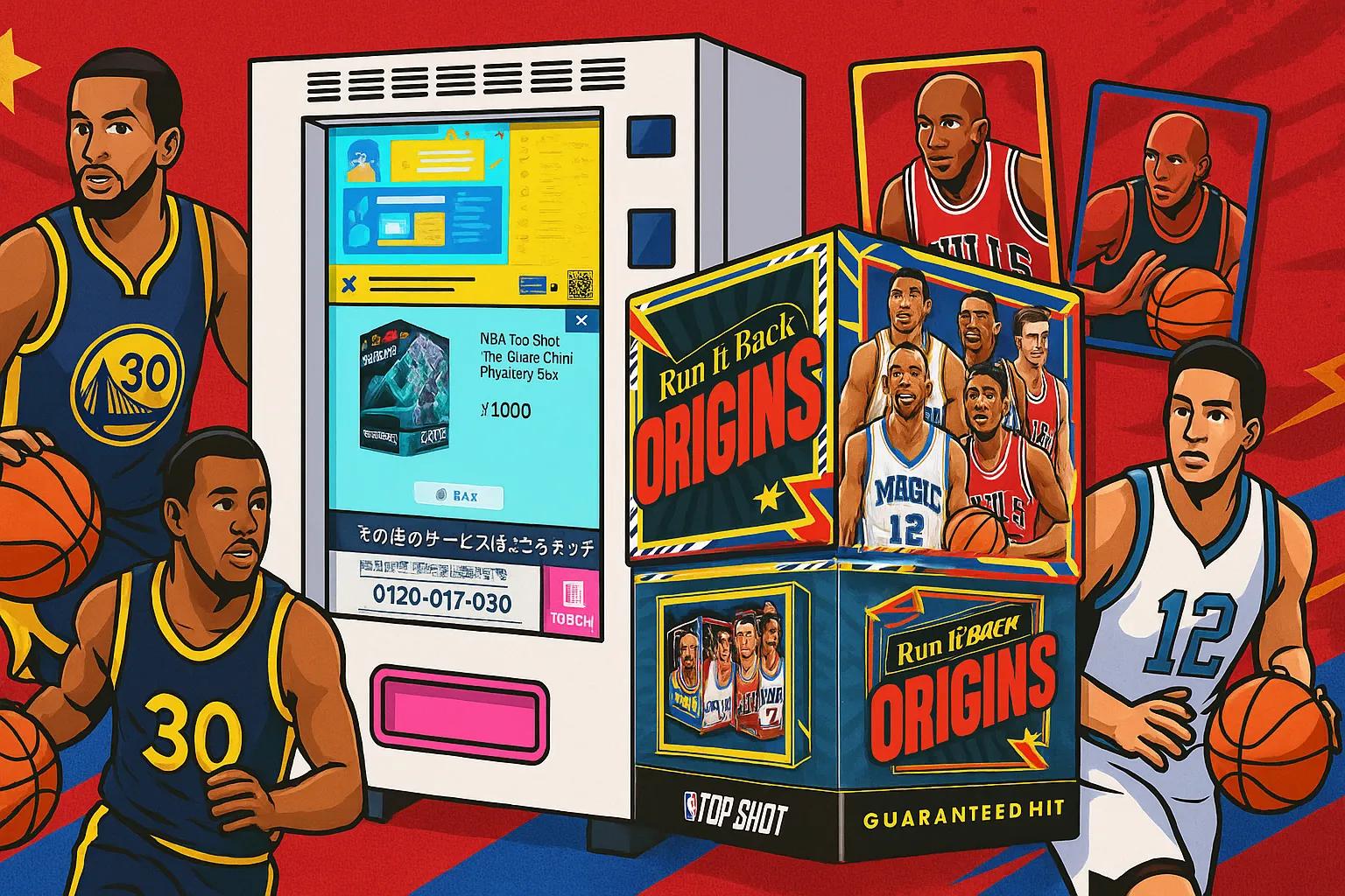 Japanese vending machines now offer NBA Top Shot NFTs trading cards