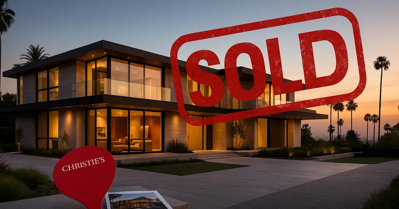 Luxury home under Christie's auction