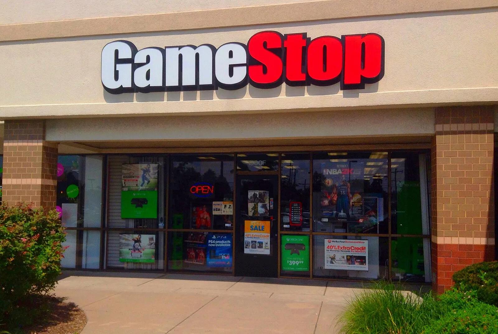 Gamestop storefront in Manchester, Connecticut, US