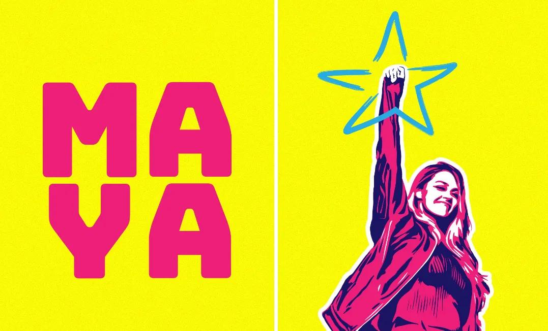 Maya Parbhoe's campaign images from her Instagram account