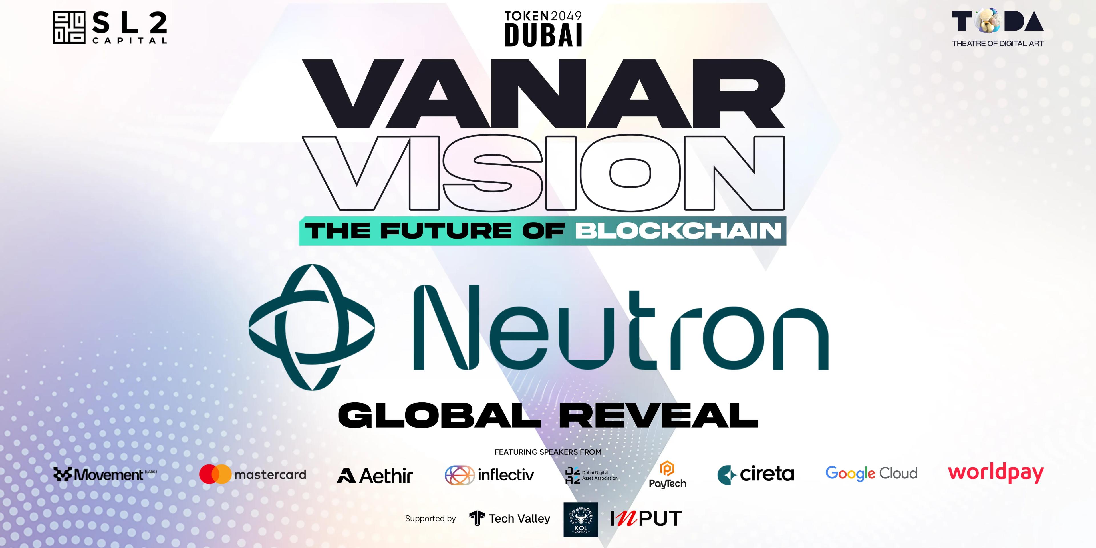 VANAR Vision takes place in Dubai on April 30th 2025